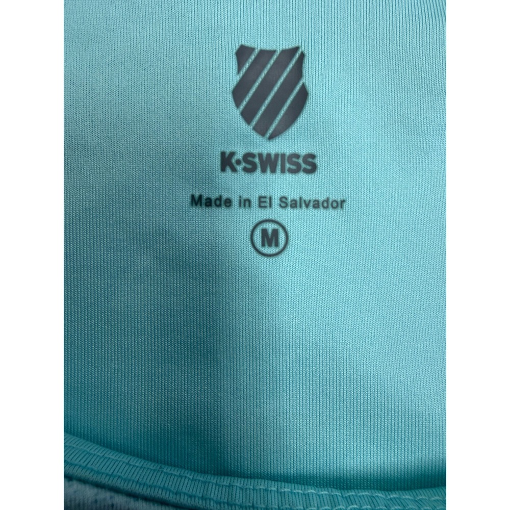 K-Swiss Stamina Women Teal Purple Ombre Striped Racerback Tennis Dress Medium - Picture 5 of 7